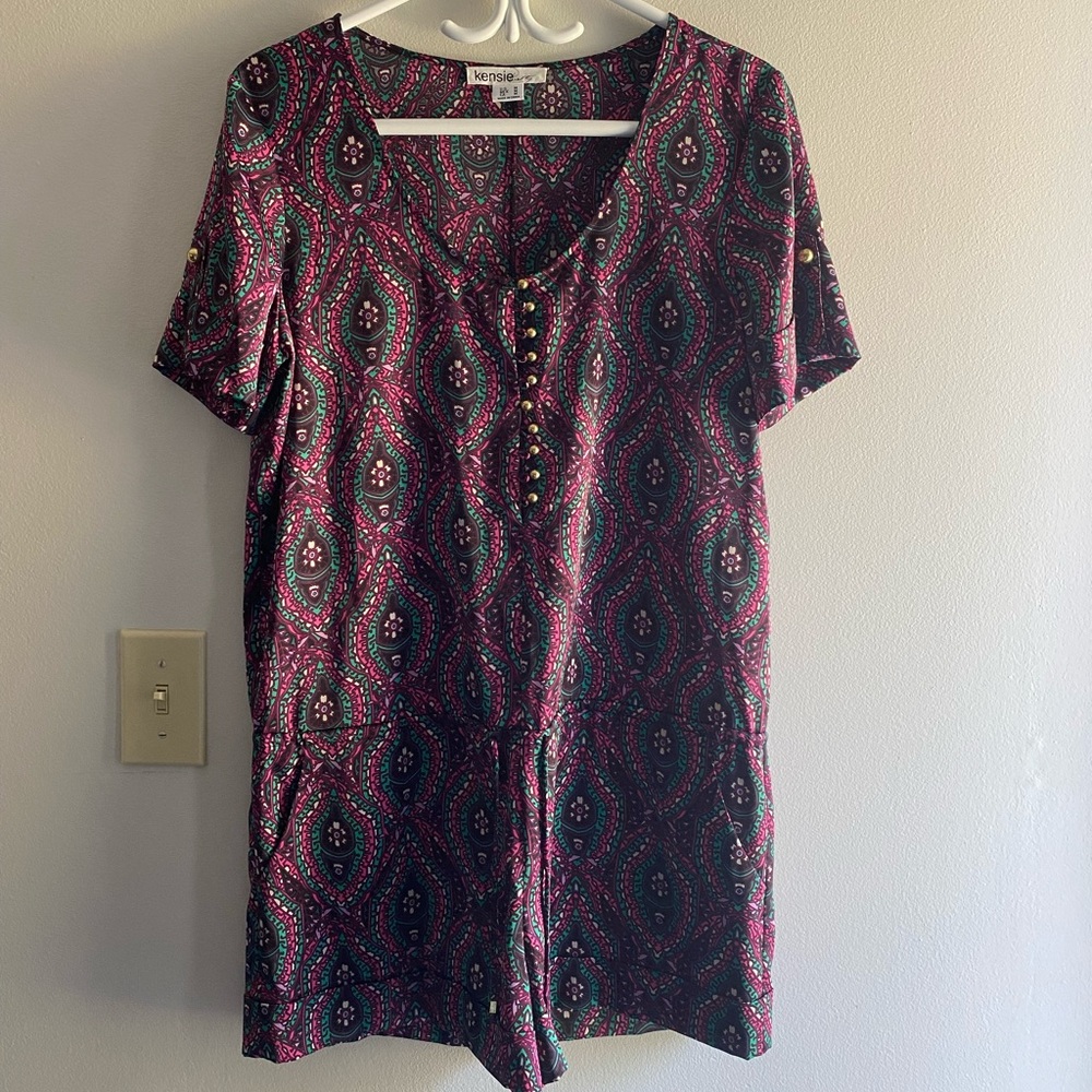Kensie Patterned Romper. Size M. Multicolour.